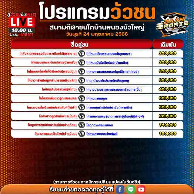 โปรแกรมวัวชน