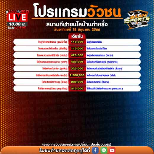 โปรแกรมวัวชน