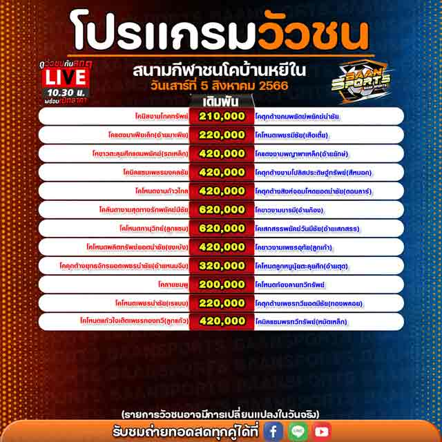 โปรแกรมวัวชน