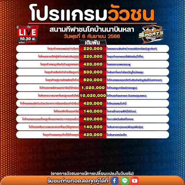 โปรแกรมวัวชน