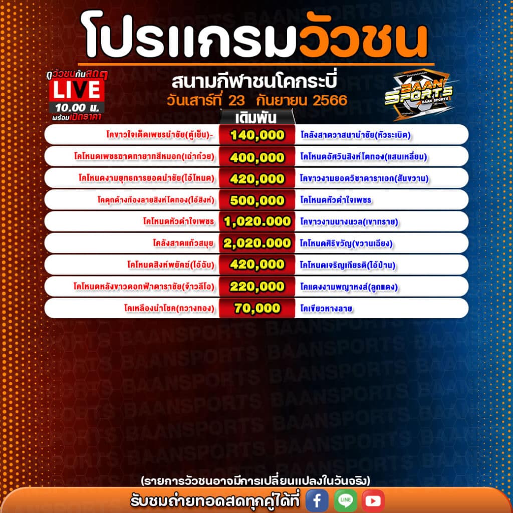 โปรแกรมวัวชน