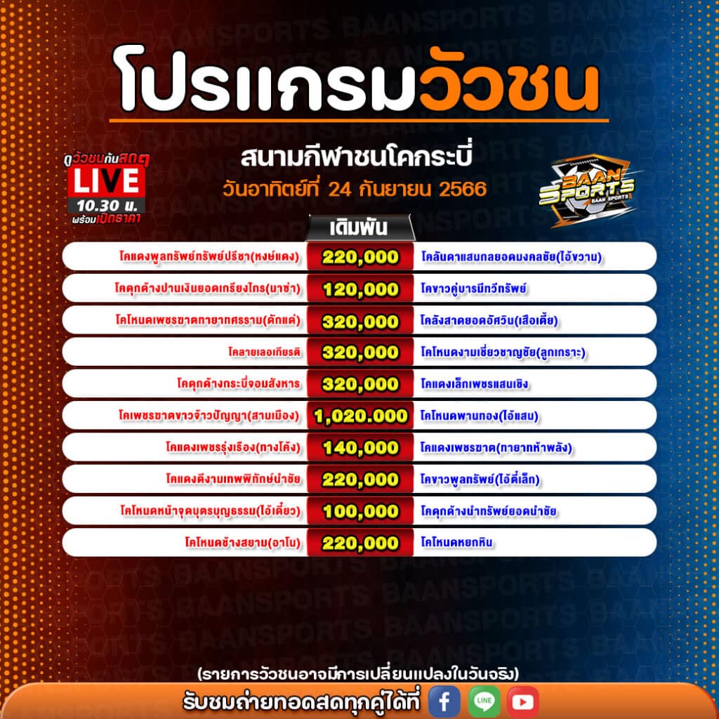 โปรแกรมวัวชน